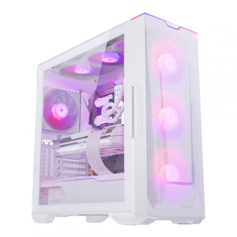 COMPONENTE PC - Carcasa PHK Eclipse G500A D-RGB MT WH