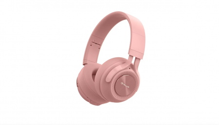 Casti audio - Casti Bluetooth Tellur Feel, roz