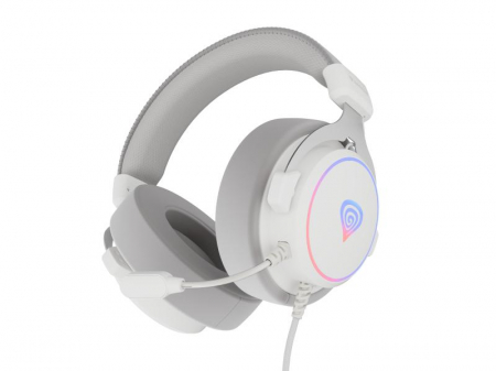 Casti cu fir Genesis Neon 764 alb [8]