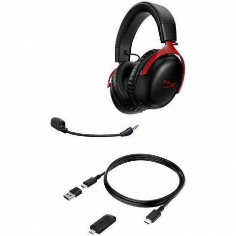 Casti HP HyperX Cloud III Wireless, rosu [1]