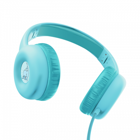 Produse - Casti Trust Nouna cu fir kids, albastru