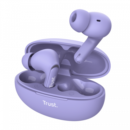 PERIFERICE PC - Casti Trust Yavi earbuds BT,Â mov