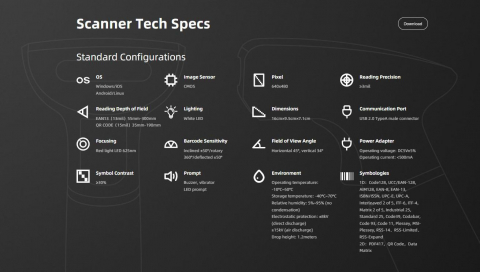 Cititor cod de bare 2D Sunmi NS021 [9]