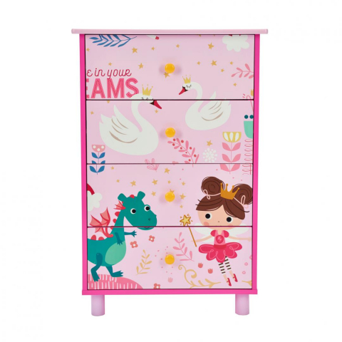 Produse - Comoda 4 sertare Believe in your dreams