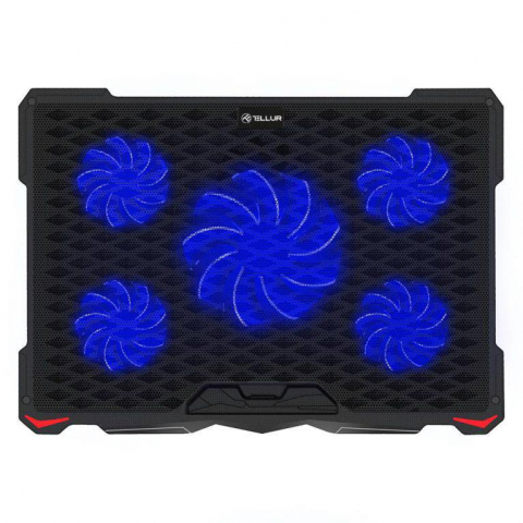 Cooler Tellur Basic, 17" LED, USB, negru [2]