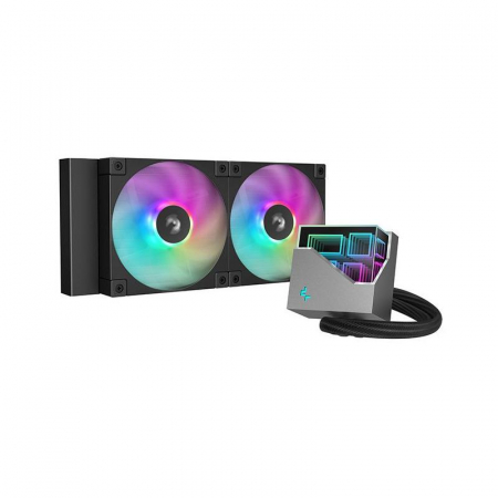 Coolere Procesor - CPU COOLER DEEPCOOL LT240 ARGB BLACK
