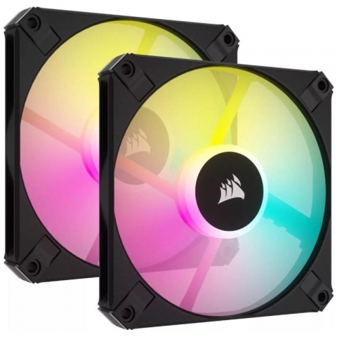Ventilatoare carcasa - CR COOLER iCUE AF120 RGB SLIM 2x120mm