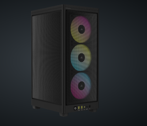 COMPONENTE PC - CR iCUE 2000D AIRFLOW RGB MINI-ITX BK