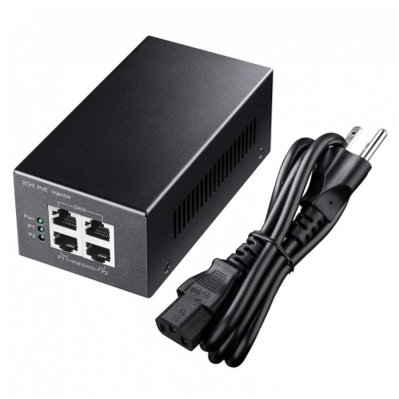 CUDY 2-Channel 30W Gigabit PoE+/PoE Inje [4]