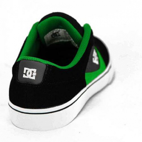 DC SHOES YOUTH COLE PRO GREY/GREEN, 32.5 [1]