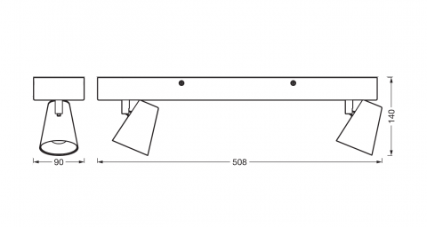 DECOR SP NEPTUNE 508MM 20W SEL BK LEDV [2]