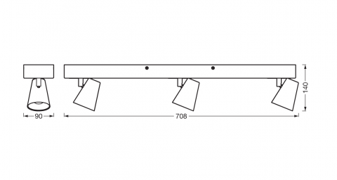 DECOR SP NEPTUNE 708MM 26W SEL WT LEDV [2]