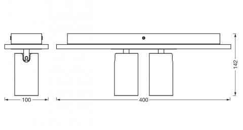 DECOR SPOT MERCURY 2X3.4W927GU10 WTLEDV [2]