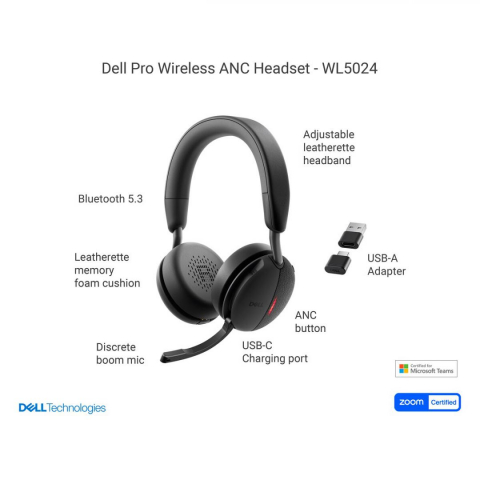 DELL PRO WIRELESS ANC HEADSET WL5024 [6]