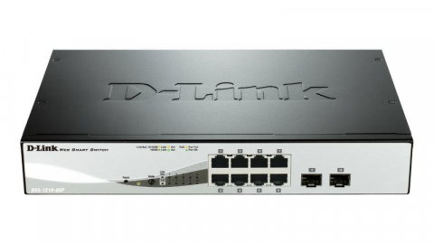 Produse - DLINK SW 6P-GB POE 2CMB SMART RM