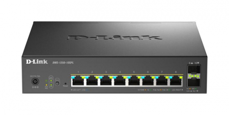 DLINK SW 8P-GB 2P-SFP SMART MANAGED POE [1]