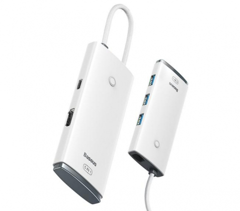 Docking Station Baseus Lite, alb [0]