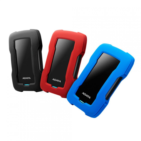 Hard Disk-uri externe - EHDD 1TB ADATA 2.5" AHD330-1TU31-CRD