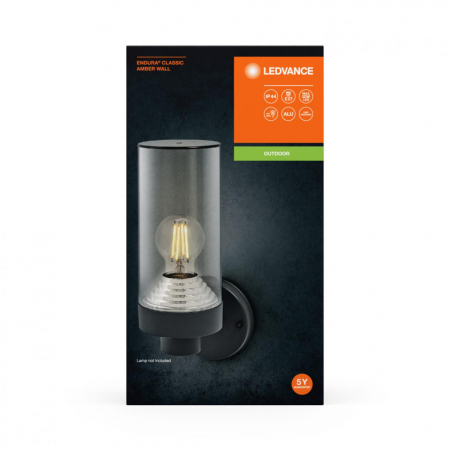 ENDURA CLASSIC AMBER WALL E27 DG LEDV [1]