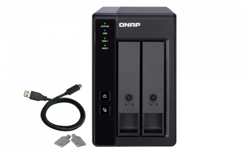 NAS - EXT USB QNAP TR-002 2BAY SATA TWR