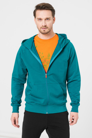 HANORAC COTON CASUAL BARBATI PETROL-L [4]