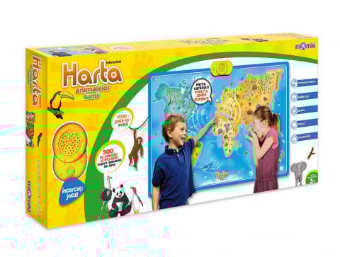 Produse - HARTA INTERACTIVA CU ANIMALE