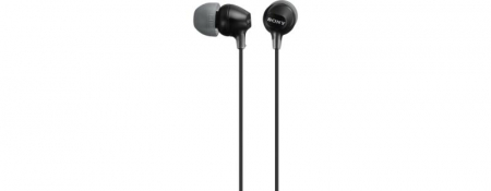 PC, Periferice & Software - HEADPHONES SONY MDR-EX15 AP BLACK