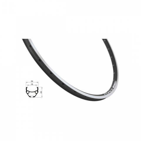 Produse - JANTA FORCE CLASSIC 622X19, 36H, NEGRU
