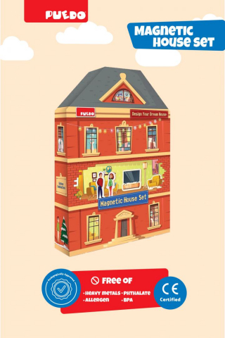 Produse - JOC MAGNETIC-CONSTRUIESTE-TI CASA