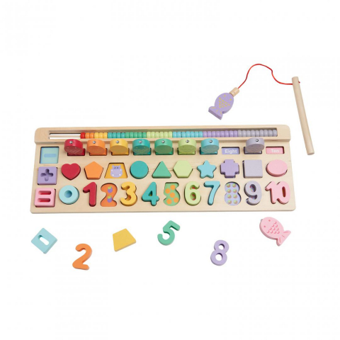 JOC PUZZLE DIN LEMN, 4 IN 1, 35 DE PIESE [1]