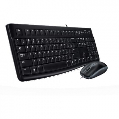 Produse - Kit Logitech MK120, USB 2.0, negru