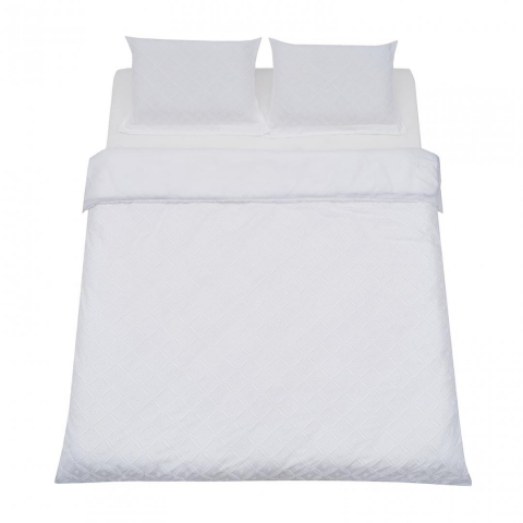 Produse - LENJERIE PAT KS CU BRODERIE TUFFATA ALBA