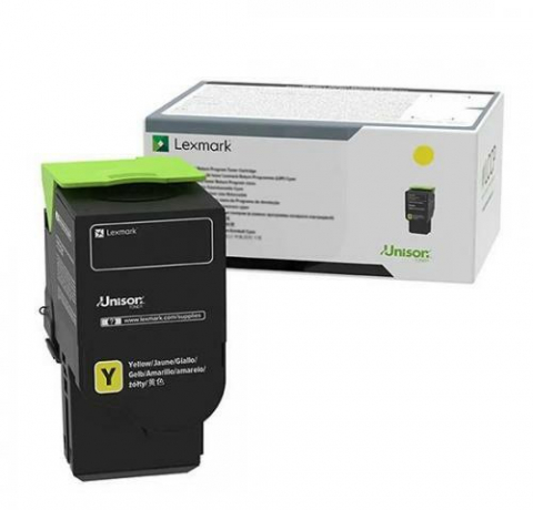 Tonere - LEXMARK 78C2XY0 TONER CARTRIDGE YELLOW