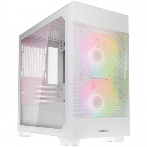 COMPONENTE PC - Lian Li LANCOOL 205M Mesh Mc-ATX T G alb