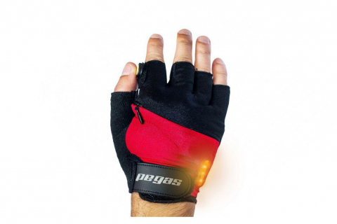 Produse - MANUSI PEGAS CU SEMNAL LED, L, ROSU