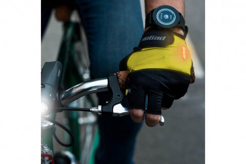 MANUSI PEGAS CU SEMNAL LED, XXL, GALBEN [2]