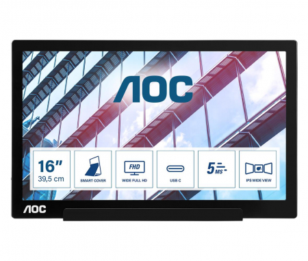 Monitoare LED - Monitor AOC 15.6" i1601P