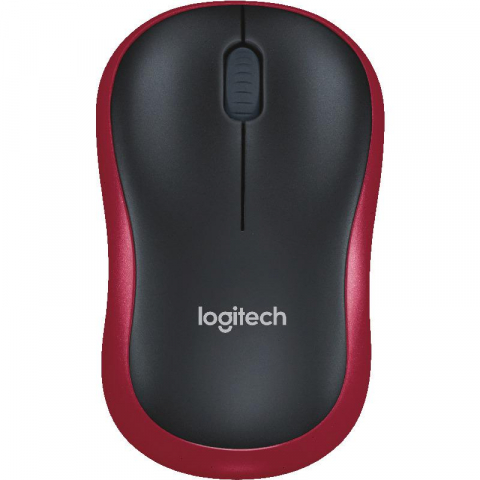 Mouse Logitech M185 WS 1000 DPI, rosu [1]