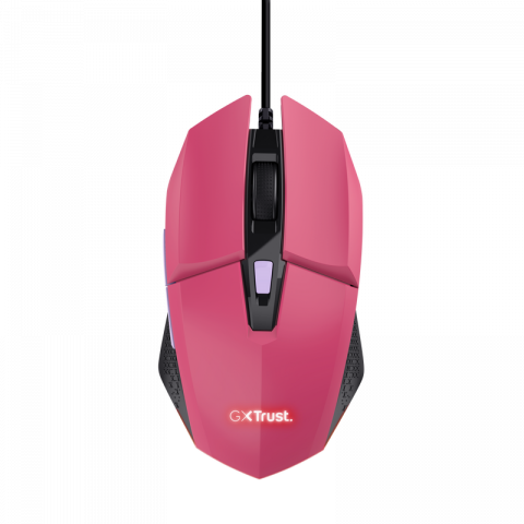 PERIFERICE PC - Mouse Trust GXT109P FELOX 6400 DPI, roz