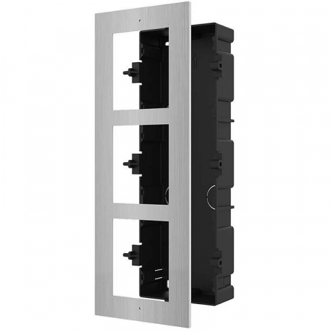 INTERFONIE - PANOU FRONTAL INCASTRAT PENTRU 3 MODULE