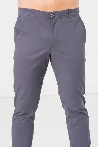 PANTALONI LUNG CASUAL BARBATI GREY S [3]