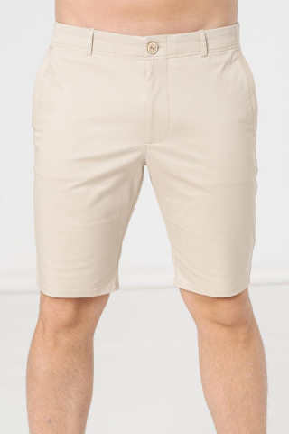 PANTALONI SCURT CASUAL BARBATI BEIGE M [4]