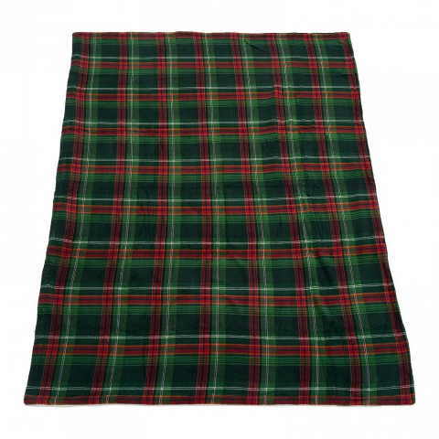 PATURA FLEECE150X200 CM- CAROURI VERZI [1]