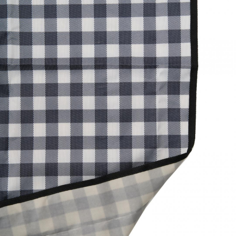 PATURA PICNIC 145X200 CM CAROURI NEGRU [2]