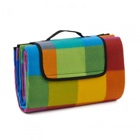 Produse - PATURA PICNIC FLEECE 130X150 CM RAINBOW
