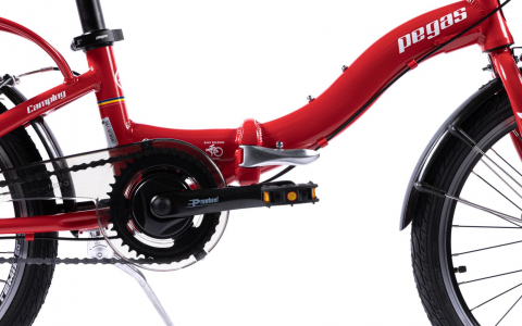 PEGAS CAMPING 20'' ALUMINIU 3S ROSU ALB [7]
