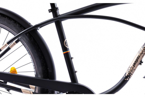 PEGAS STRADA 1 26'' OTEL 1S NEGRU MAT [5]