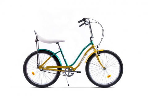 Produse - PEGAS STRADA 2 26'' ALUMINIU AURIU VERDE