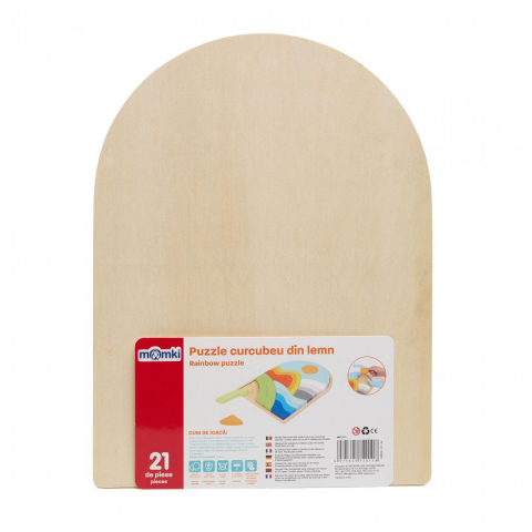 PUZZLE CURCUBEU DIN LEMN, 21 DE PIESE [2]