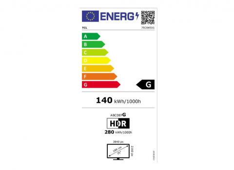 QLED TV 4K 75''(190cm) TCL 75C645 [5]